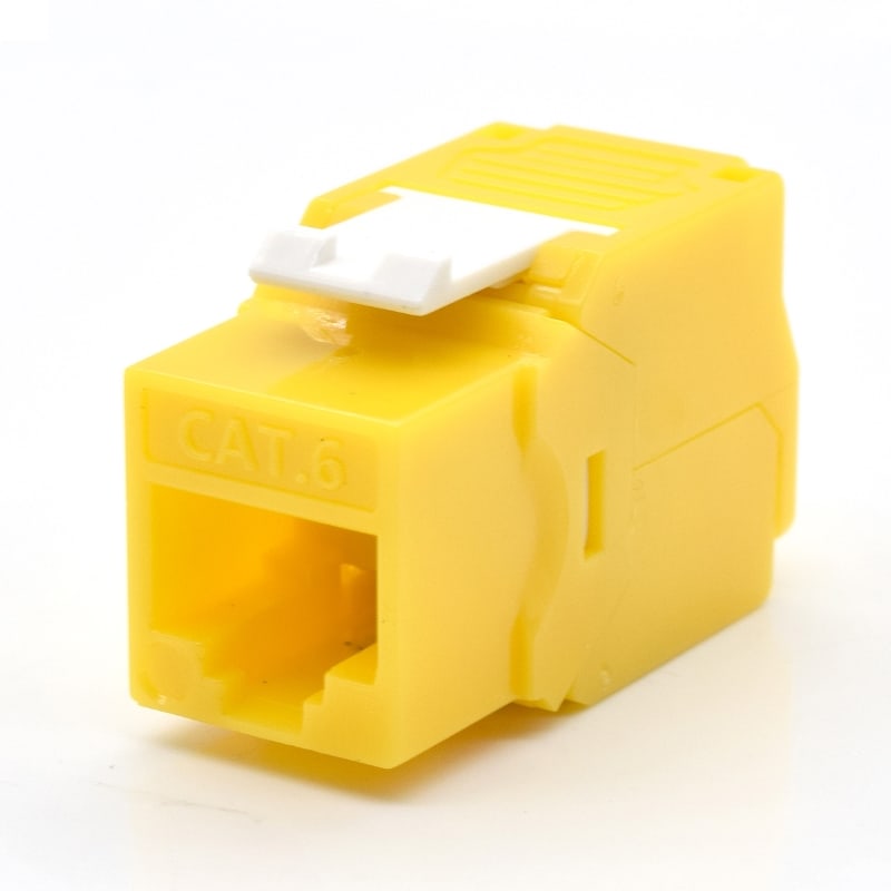 ZELIATECH - NPRWPCKEY6UPTLY PRESA KEYSTONE TOLLESS CAT. 6 UTP, GIALL