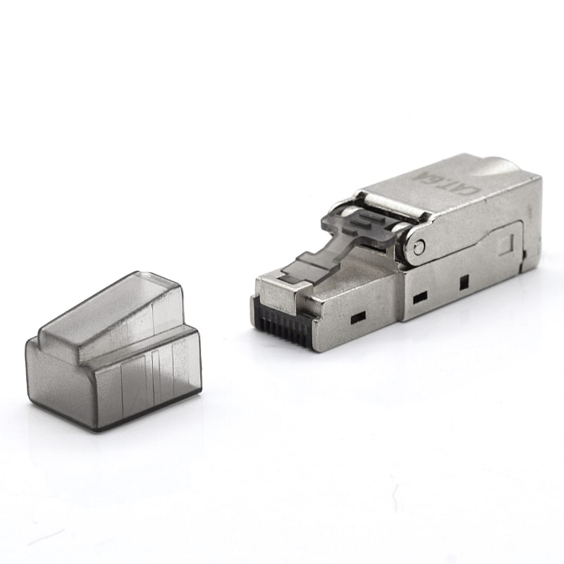 ZELIATECH - NPRWPCMDP886ASPTL PLUG TOOLLESS CAT. 6A STP, RJ45