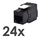 ZELIATECH - NPRWPCPAN6UP24 PATCH PANEL 19 CAT.6 UTP 24 X RJ45 TOOLL