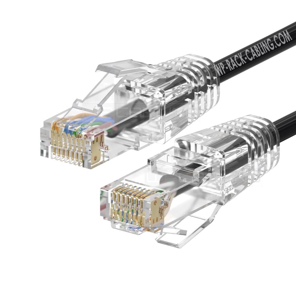 ZELIATECH - NPRWPCPAT6AU050BLS CAT 6A U-UTP SLIM PATCH 5M. AWG28/7,NERO