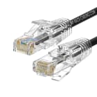 ZELIATECH - NPRWPCPAT6AU010BLS CAT 6A U-UTP SLIM PATCH 1M. AWG28/7,NERO