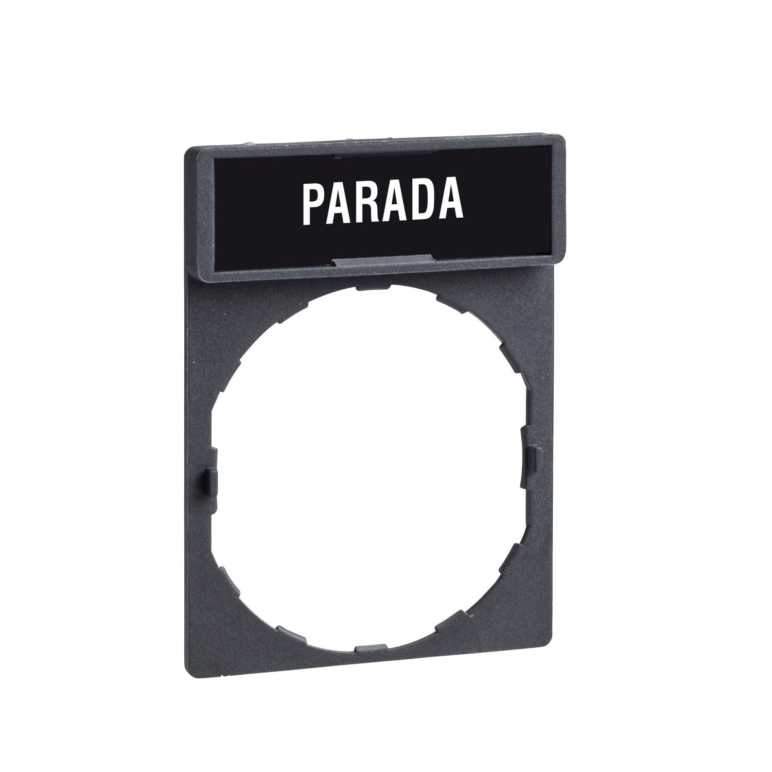 SCHNEIDER ELECTRIC - SNRZBY2404 PORTA ETICHETTA+ETICHETTA PARADA