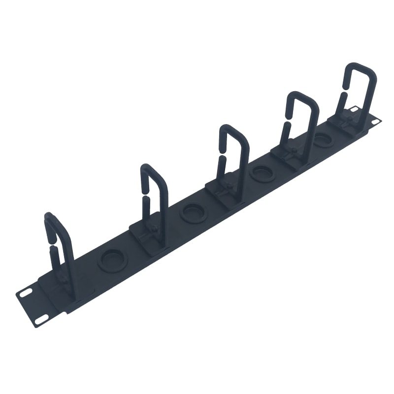 ZELIATECH - NPRWPNACM102B PANNELLO GESTIONE CAVI 5 ANELLI 1U,PLAST