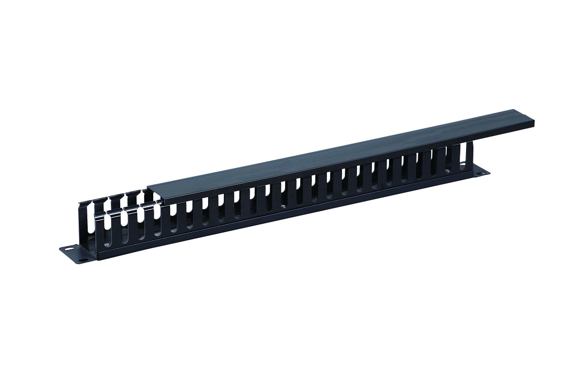 ZELIATECH - NPRWPNACM302B PANNELLO GEST. CAVI CON COPERCHIO 2U,NER