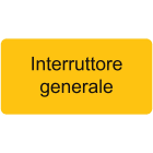 CEMBRE SPA - CEM1100HT012 ETICH.AVVERTIMENTO WST-OTY 25X50MM.+TEST