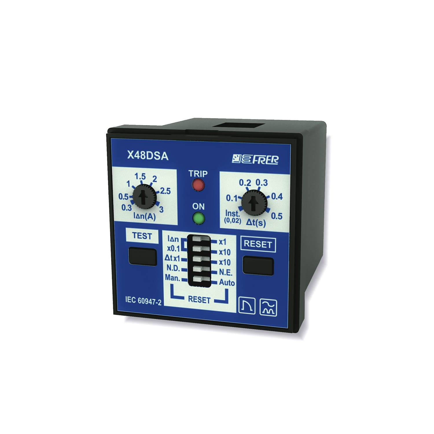 FRER SRL - FREX48DSA030X20S REL  TIPOA 48X48 2TRIP A.115-230V