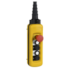 SCHNEIDER ELECTRIC - SNRXACA49231 Pulsantiera pensile XAC-A - 4 pulsanti - 1 pulsante arresto di emergenza