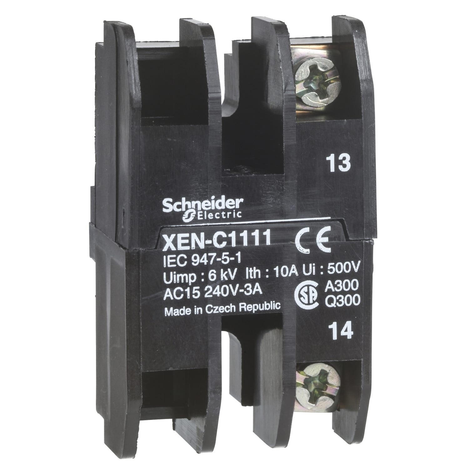 SCHNEIDER ELECTRIC - SNRXENC1111 Contatto pulsantiera pensile 240 VAC 3A XAC