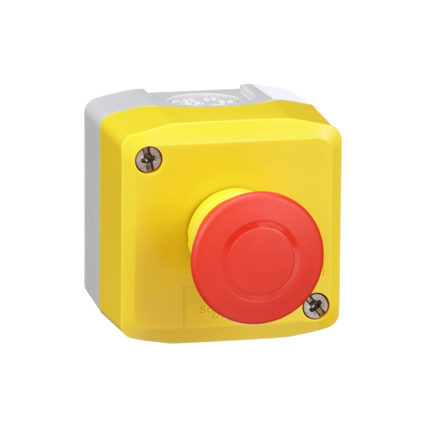 SCHNEIDER ELECTRIC - SNRXALK198H7 Pulsantiera, Harmony XALD, XALK, plastica, gialla, 1 fungo rosso di 40 mm, arresto di emergenza, premere pull 1 NC, senza marcatura, UL CSA