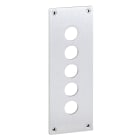 SCHNEIDER ELECTRIC - SNRXAPE305 PIASTRA FORATA METALLO 5 FORI ORIZZ.