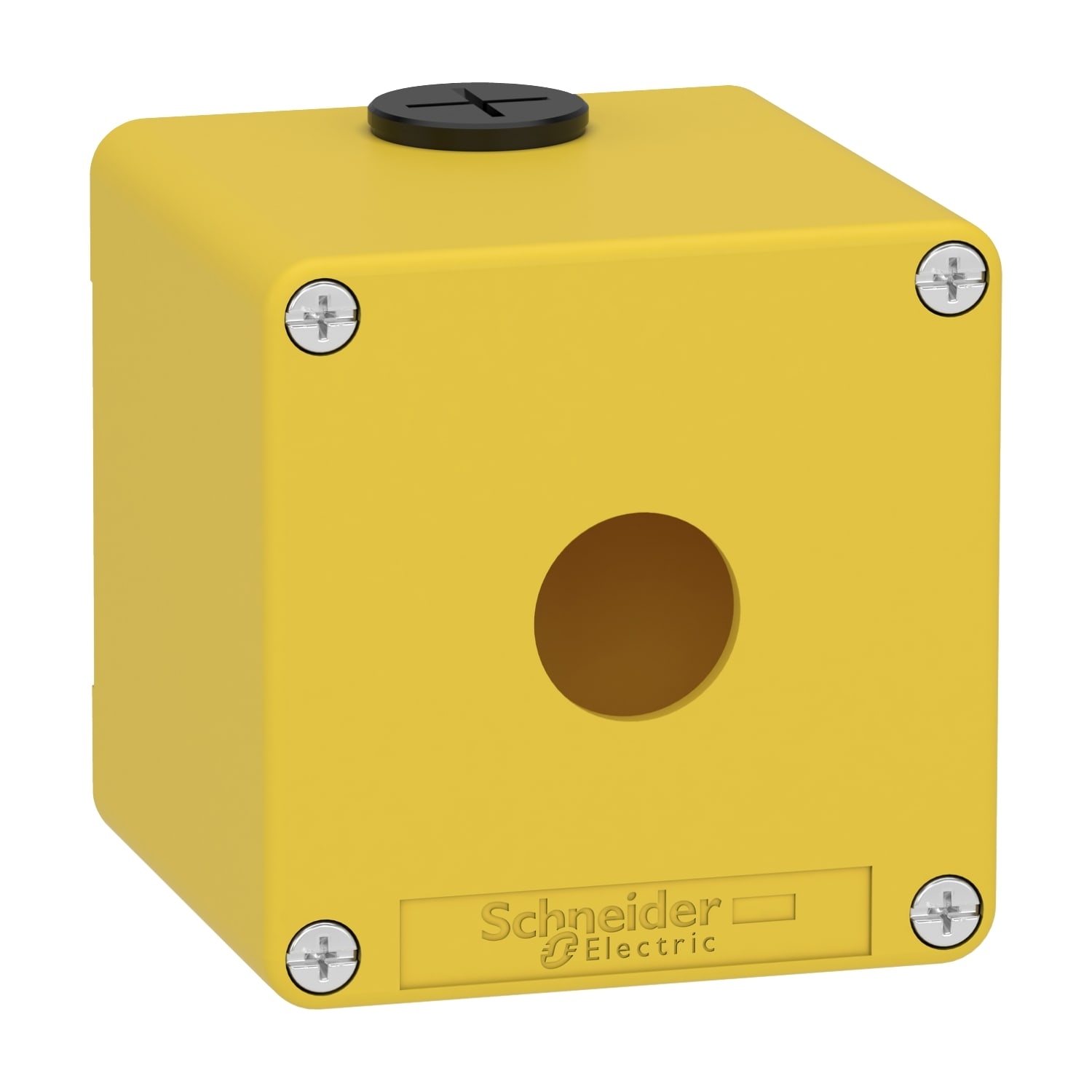 SCHNEIDER ELECTRIC - SNRXAPK1501 PULSANTIERA IN METALLO GIALLA 1 FORO