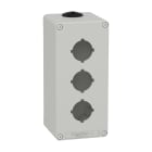 SCHNEIDER ELECTRIC - SNRXAPD3603 Pulsantiera in metallo grigia M25 3 fori 30MM 80X175X77 UL CSA