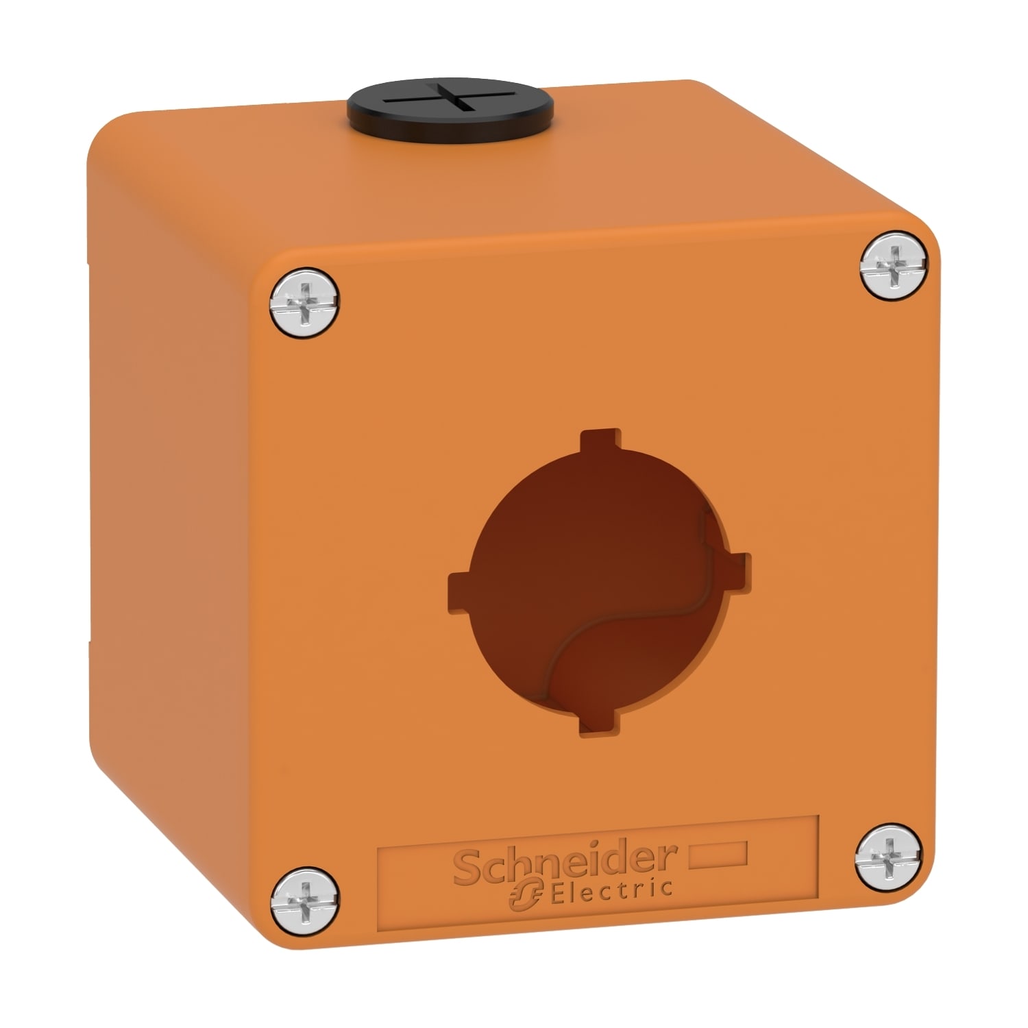 SCHNEIDER ELECTRIC - SNRXAPO1601 PULSANTIERA METALLO ARANCIO 1 FORO 30MM