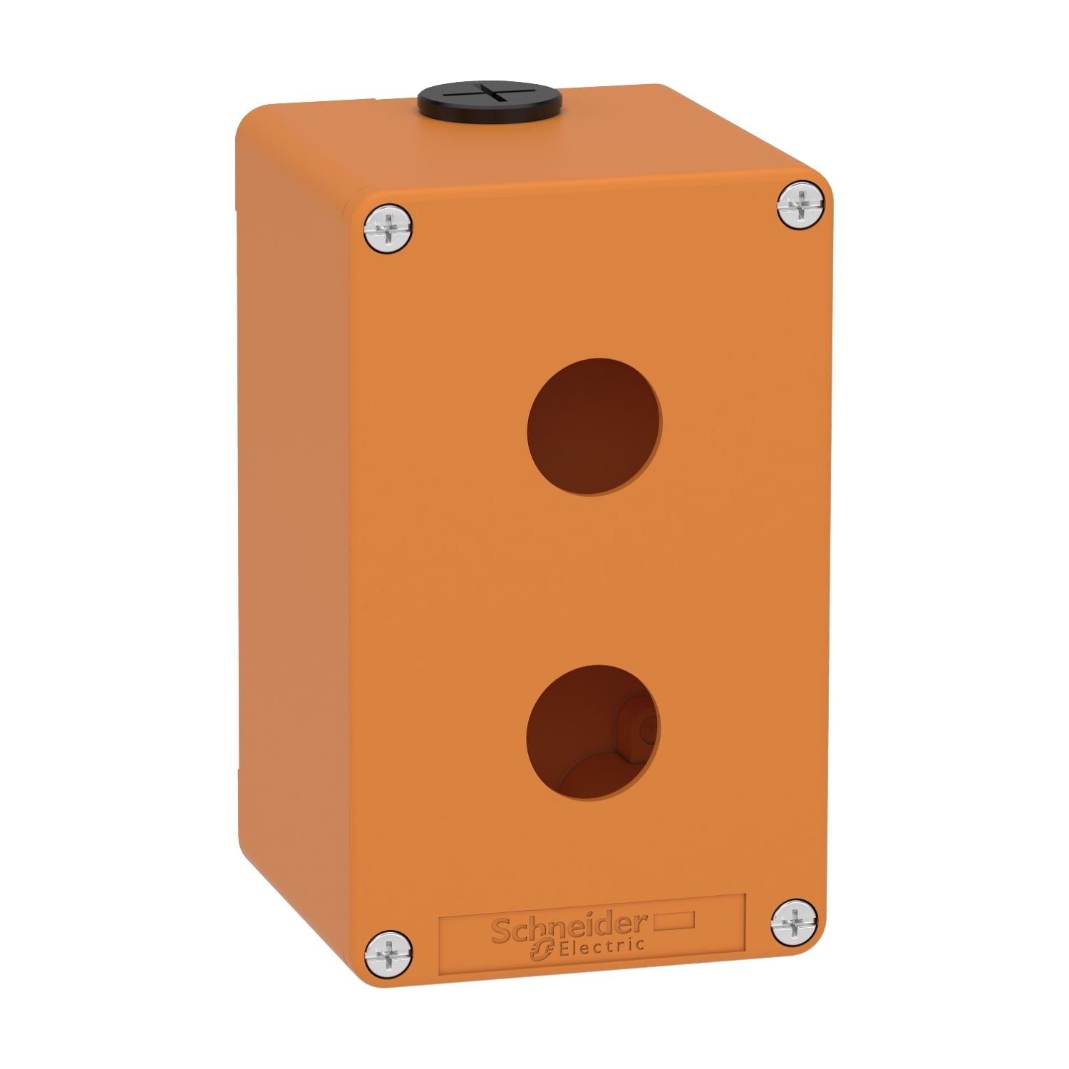 SCHNEIDER ELECTRIC - SNRXAPO2502 PULSANTIERA IN METALLO ARANCIONE 2 FORI