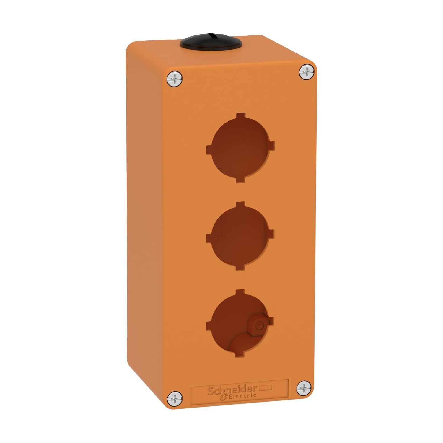 SCHNEIDER ELECTRIC - SNRXAPO3603 PULSANTIERA METALLO ARANCIO 3 FORI 30MM