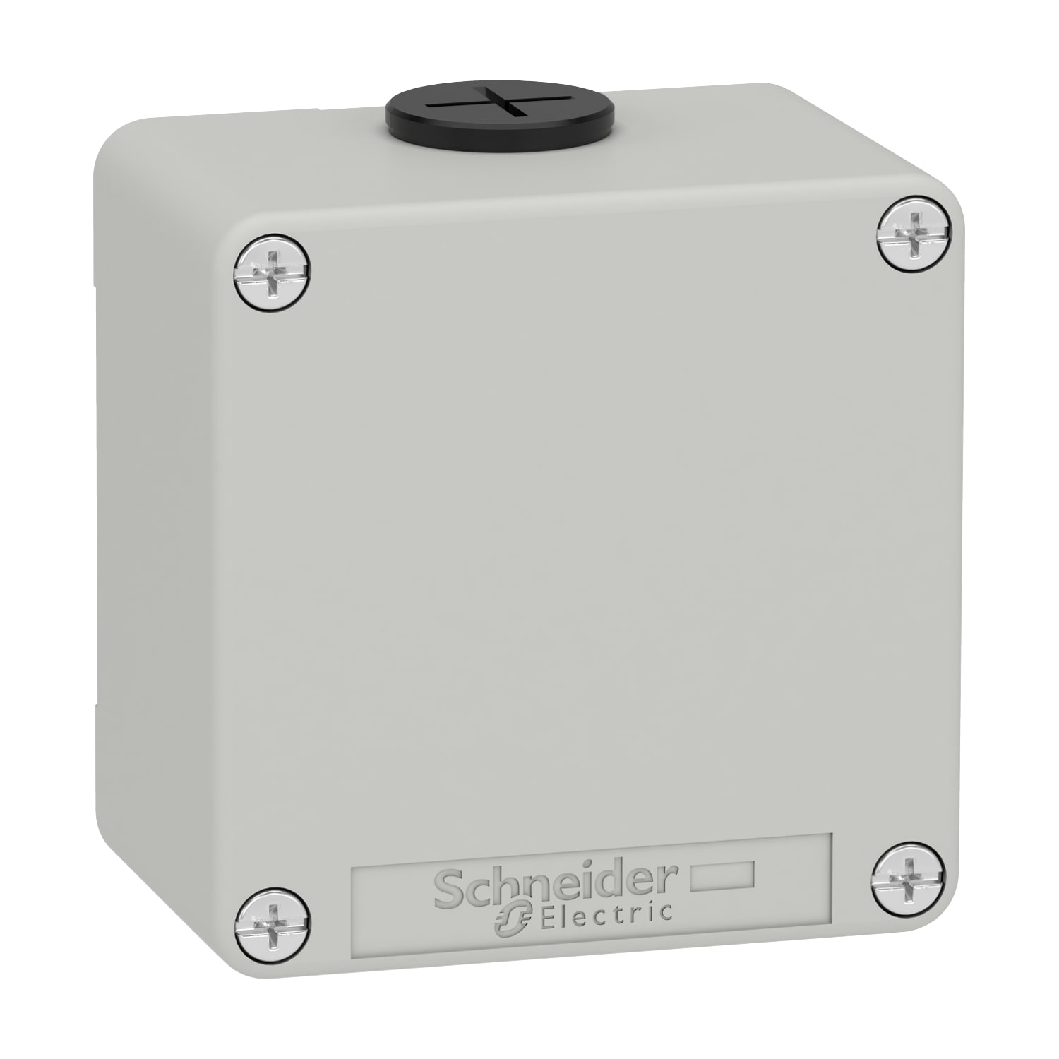 SCHNEIDER ELECTRIC - SNRXAPD11 PULSANTIERA IN METALLO GRIGIA NON FORATA