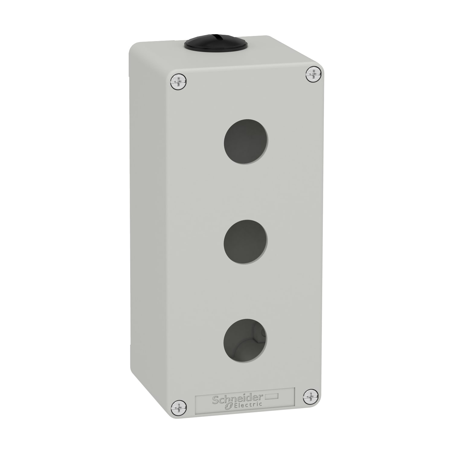 SCHNEIDER ELECTRIC - SNRXAPD3503 PULSANTIERA IN METALLO GRIGIA 3 FORI