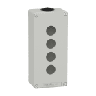 SCHNEIDER ELECTRIC - SNRXAPD3204 Pulsantiera in metallo grigia M25 4 fori 22MM 80X175X51,5 UL CSA