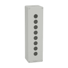 SCHNEIDER ELECTRIC - SNRXAPD5508 Pulsantiera in metallo grigia M32 8 fori 22MM 85X310X77 UL CSA