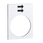 SCHNEIDER ELECTRIC - SNRZB2BY4902 Etichetta - 30×40mm - bianco - sollevamento o destra, veloce