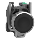 SCHNEIDER ELECTRIC - SNRXB4BA215 Pulsante, Harmony XB4, metallo, filoghiera, nero, 22 mm, ad impulso, senza marcatura, 1 NO, contatti Push-in