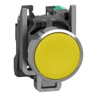 SCHNEIDER ELECTRIC - SNRXB4BA515 Pulsante, Harmony XB4, metallo, filoghiera, giallo, 22 mm, ad impulso, senza marcatura, 1 NO, contatti Push-in