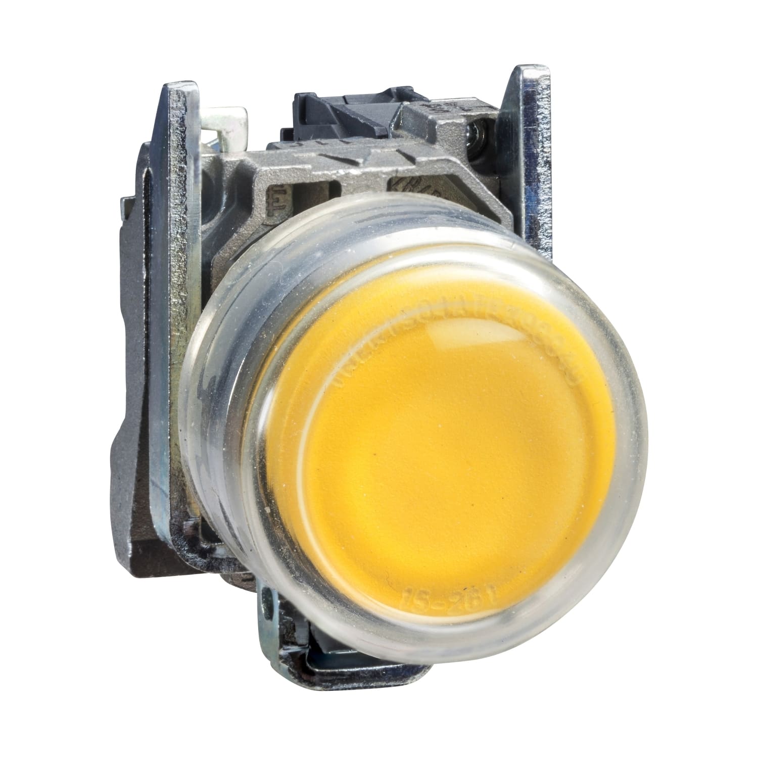 SCHNEIDER ELECTRIC - SNRXB4BP51 PULSANTE GIALLO CON CAPPUCCIO