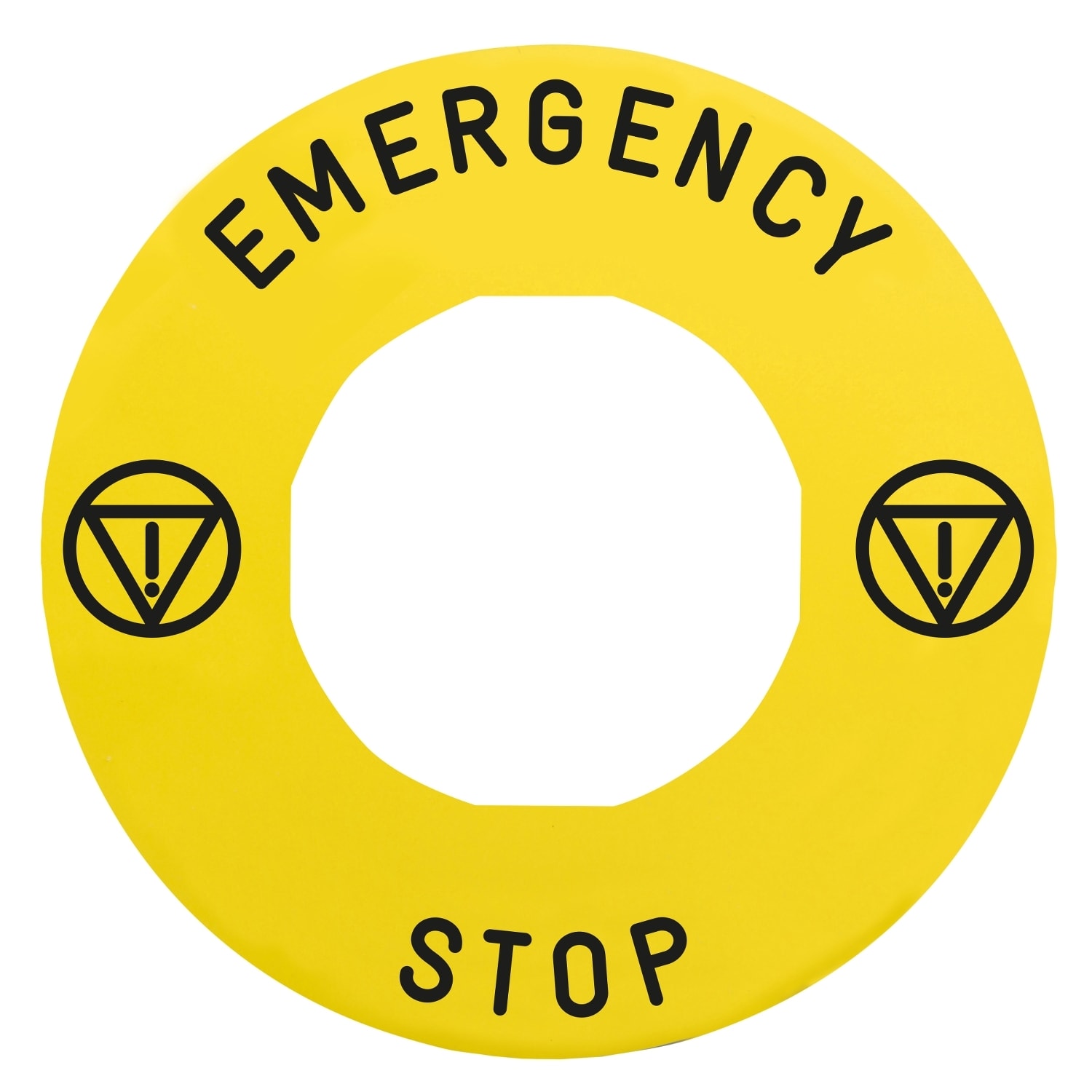 SCHNEIDER ELECTRIC - SNRZBY9330T ETICHETTA EMERGENCY STOP