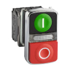 SCHNEIDER ELECTRIC - SNRXB4BW73731M5 PULSANTE DOPPIO VERDE+ROSSO 240V IP40