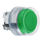 SCHNEIDER ELECTRIC - SNRZB4BP3 Testa pulsante Ø22 - sporgente—verde - (silicone trasparente)