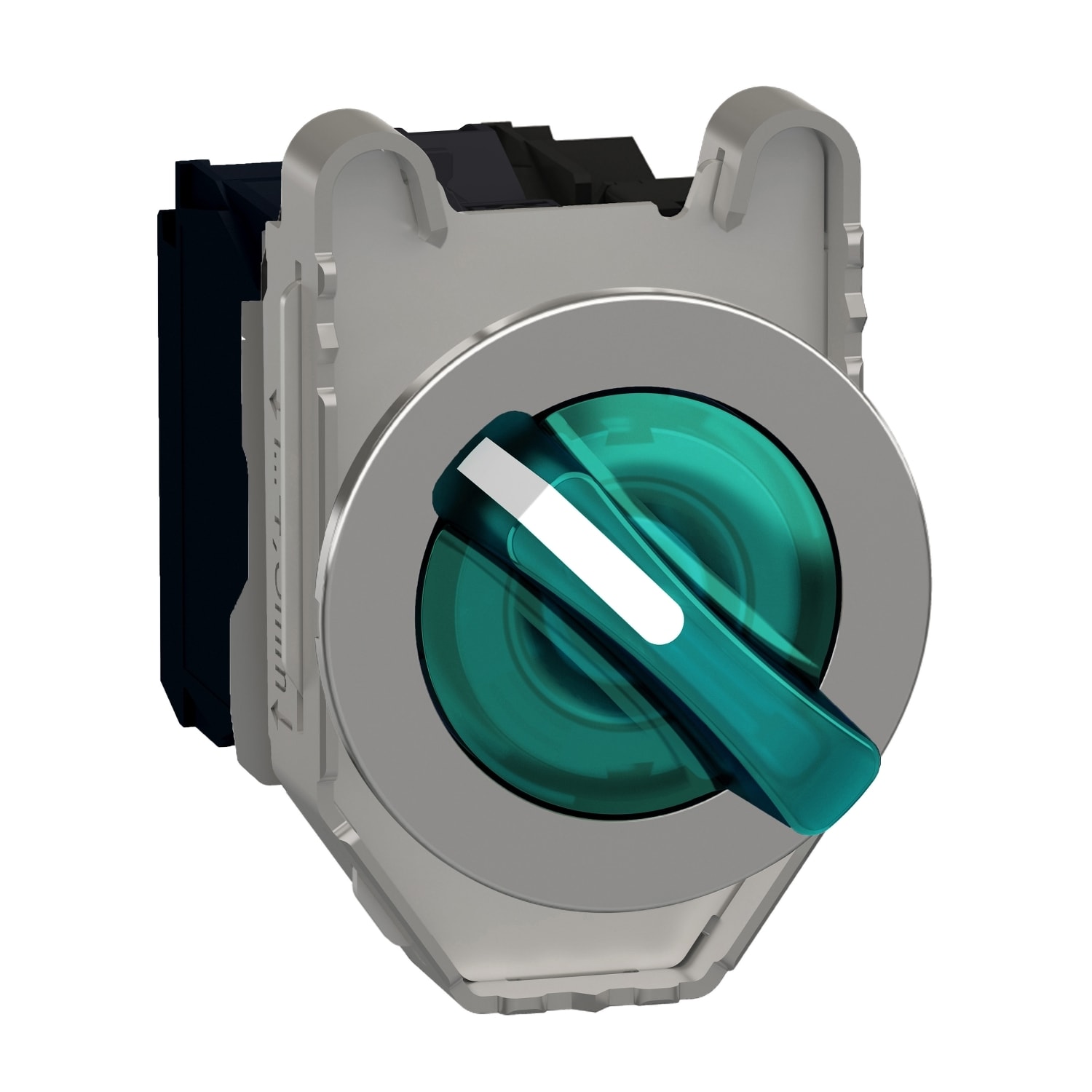 SCHNEIDER ELECTRIC - SNRXB4FK123B5 Selettore luminoso verde filopannello 2 posizioni fisse 24VAC/DC 1NO+1NC- LED universale- Ø30