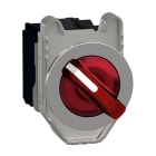 SCHNEIDER ELECTRIC - SNRXB4FK124B5 Selettore luminoso rosso filopannello 2 posizioni fisse 24VAC/DC 1NO+1NC- LED universale- Ø30