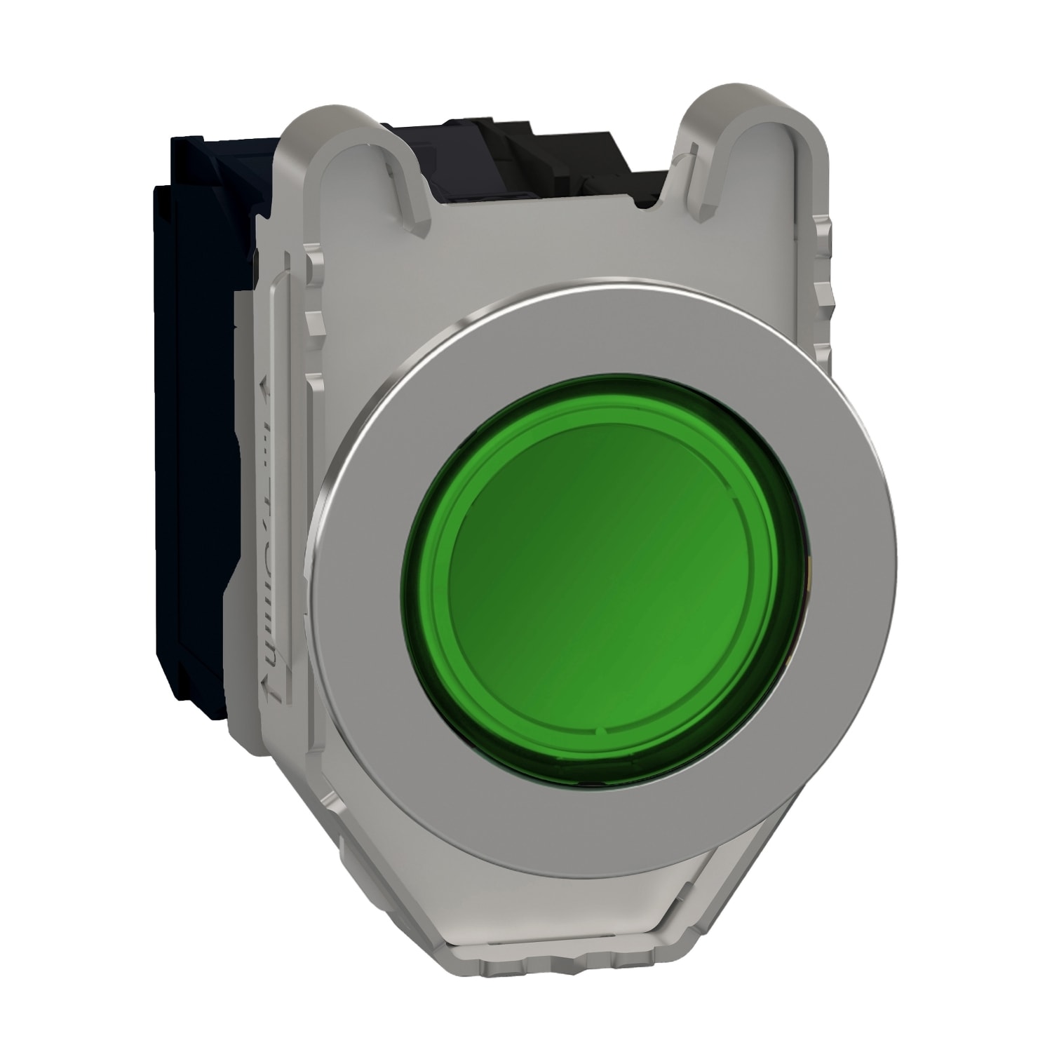 SCHNEIDER ELECTRIC - SNRXB4FW33M5 PULS. LUM. VERDE 230V NO+NC FILOPANNELLO