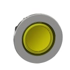 SCHNEIDER ELECTRIC - SNRZB4FA88 Testa pulsante luminoso giallo filopannello per inserimento etichetta- per LED universale- Ø30