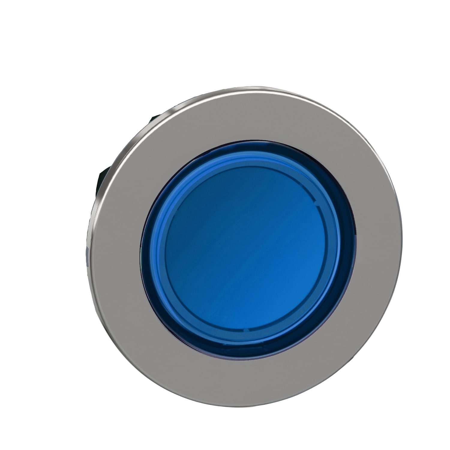 SCHNEIDER ELECTRIC - SNRZB4FW363 Testa pulsante luminoso blu filopannello- per LED universale- Ø30