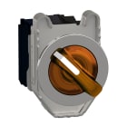 SCHNEIDER ELECTRIC - SNRXB4FK125M5 Selettore luminoso arancione filopannello 2 posizioni fisse 230VAC 1NO+1NC- LED universale- Ø30