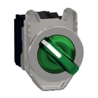 SCHNEIDER ELECTRIC - SNRXB4FK133B5 Selettore luminoso verde filopannello 3 posizioni fisse 24VAC/DC 1NO+1NC- LED universale- Ø30