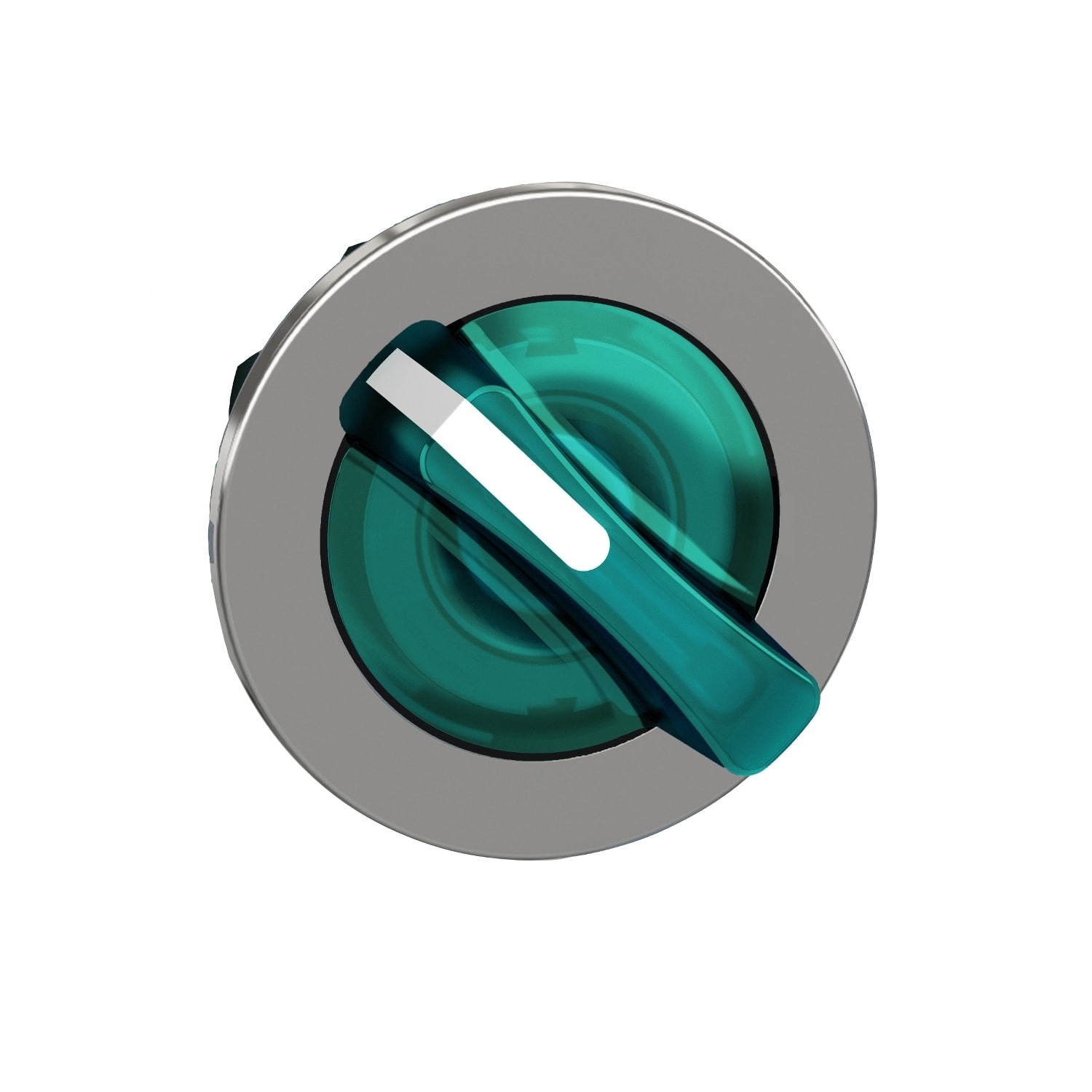 SCHNEIDER ELECTRIC - SNRZB4FK1233 Testa selettore luminoso verde filopannello 2 posizioni con ritorno- per LED universale- Ø30