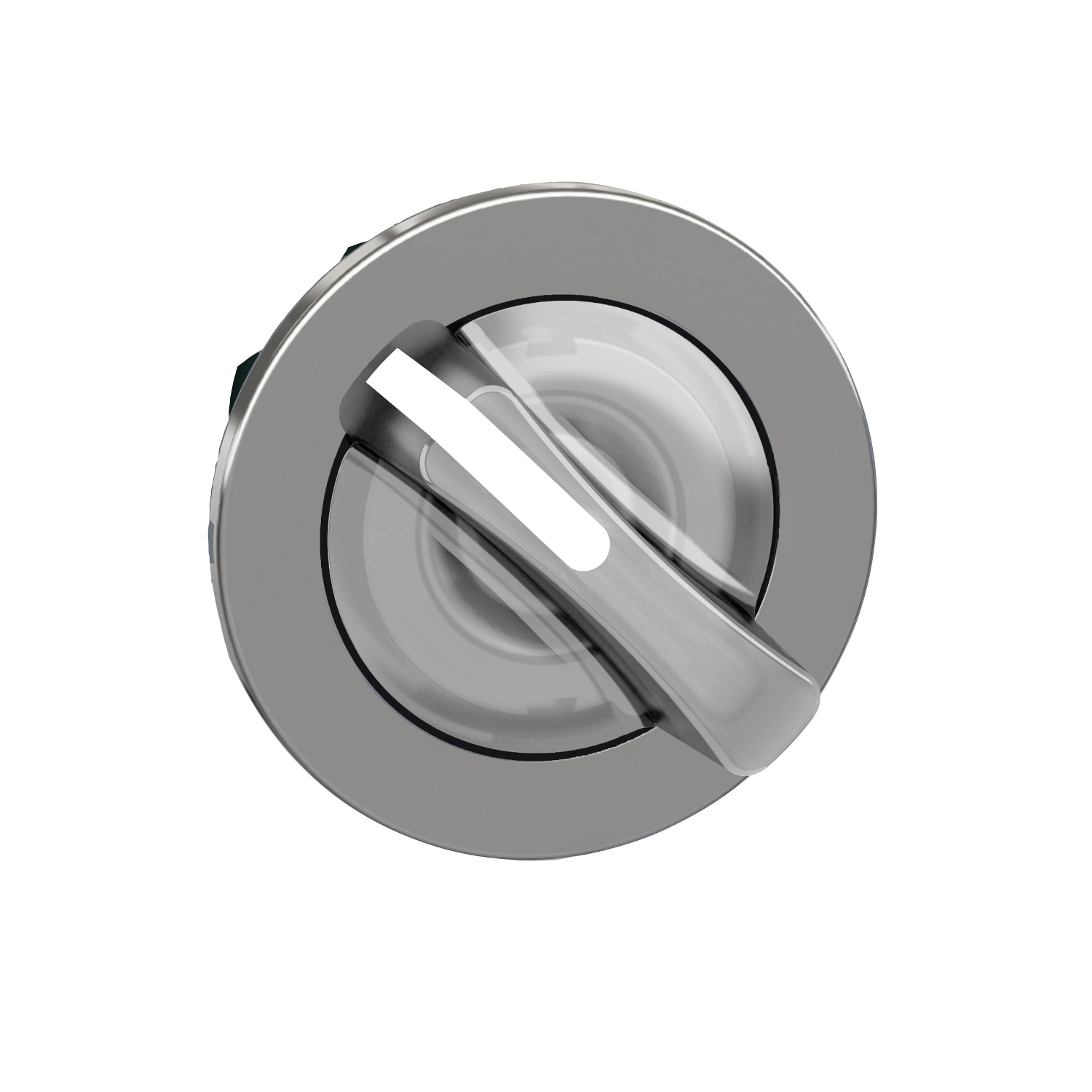 SCHNEIDER ELECTRIC - SNRZB4FK1213 Testa selettore luminoso bianco filopannello 2 posizioni con ritorno- per LED universale- Ø30