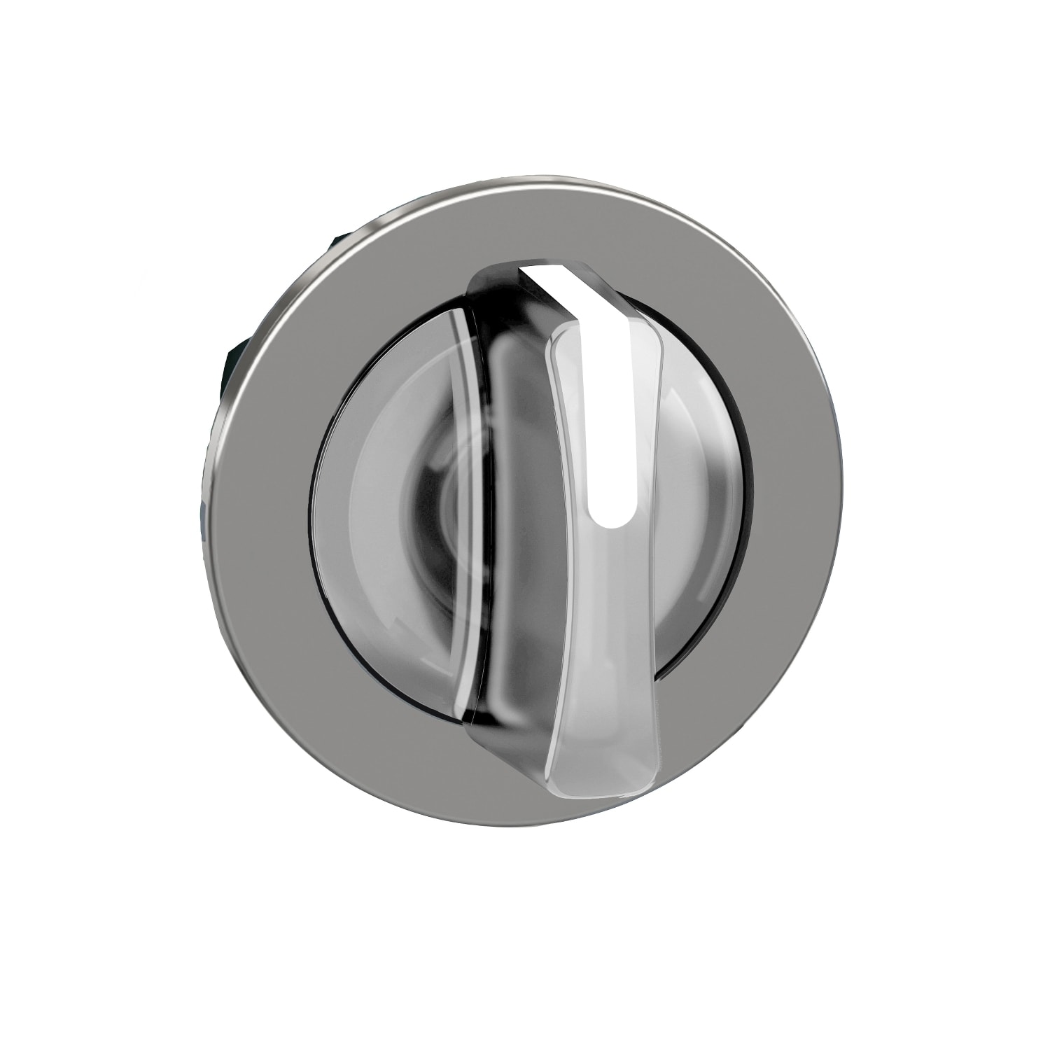 SCHNEIDER ELECTRIC - SNRZB4FK1313 Testa selettore luminoso bianco filopannello 3 posizioni fisse- per LED universale- Ø30