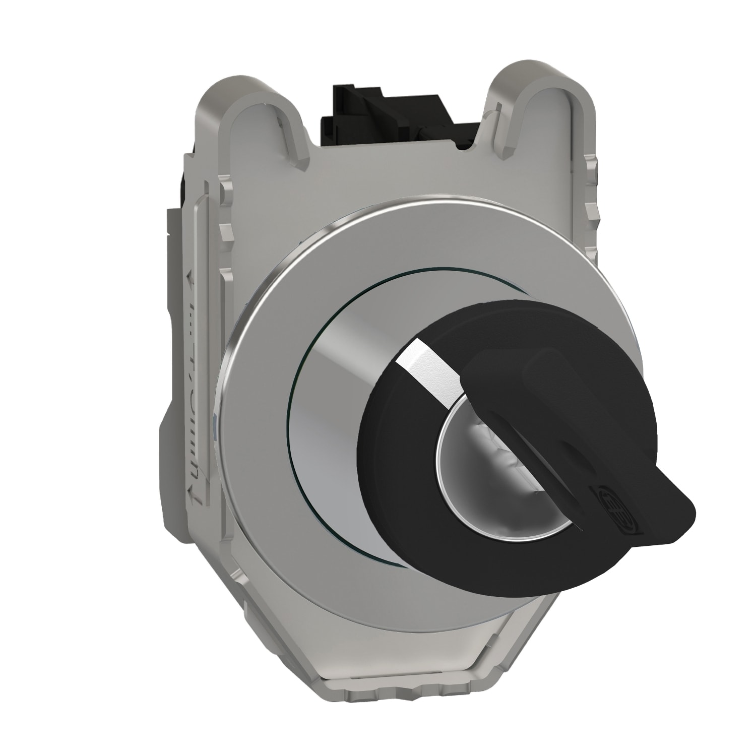 SCHNEIDER ELECTRIC - SNRXB4FG21 Selettore a chiave 455  filopannello 2 posizioni fisse 1NO , estrazione sinistra