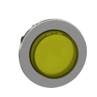 SCHNEIDER ELECTRIC - SNRZB4FH83 Testa pulsante luminoso sporgente bianco filopannello ad aggancio passo-passo- per LED universale- Ø30