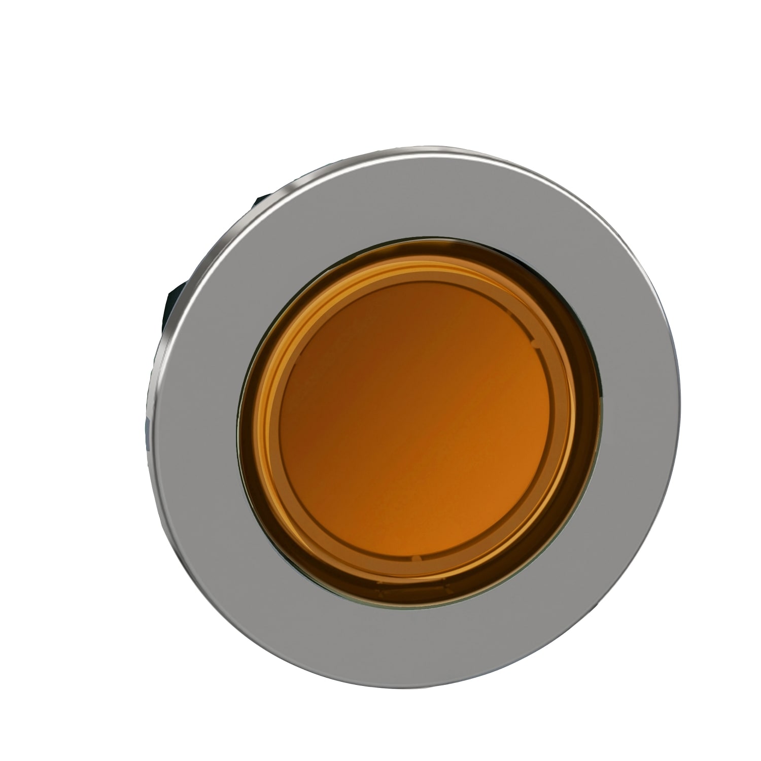 SCHNEIDER ELECTRIC - SNRZB4FA58 Testa pulsante giallo filopannello per inserimento etichette- per LED universale- Ø30