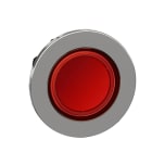 SCHNEIDER ELECTRIC - SNRZB4FA48 Testa pulsante rosso filopannello per inserimento etichette- per LED universale- Ø30