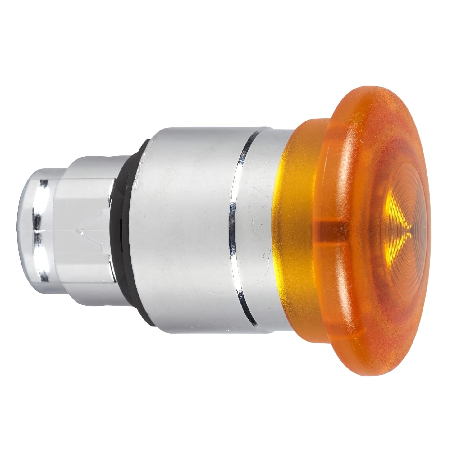 SCHNEIDER ELECTRIC - SNRZB4BW653 Testa pulsante a fungo luminoso Ø40 - PREMERE-TIRARE Ø22 - GIALLO- per LED universale