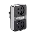 SCHNEIDER ELECTRIC - SNRZB4BW7A9 TESTA PULSANTE A DOPPIO TASTO LUMINOSO S