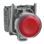 SCHNEIDER ELECTRIC - SNRXB4BW34B5 Pulsante luminoso rosso Ø22 - filoghiera ad impulso - 24Vac/dc - 1NO+1NC- LED universale