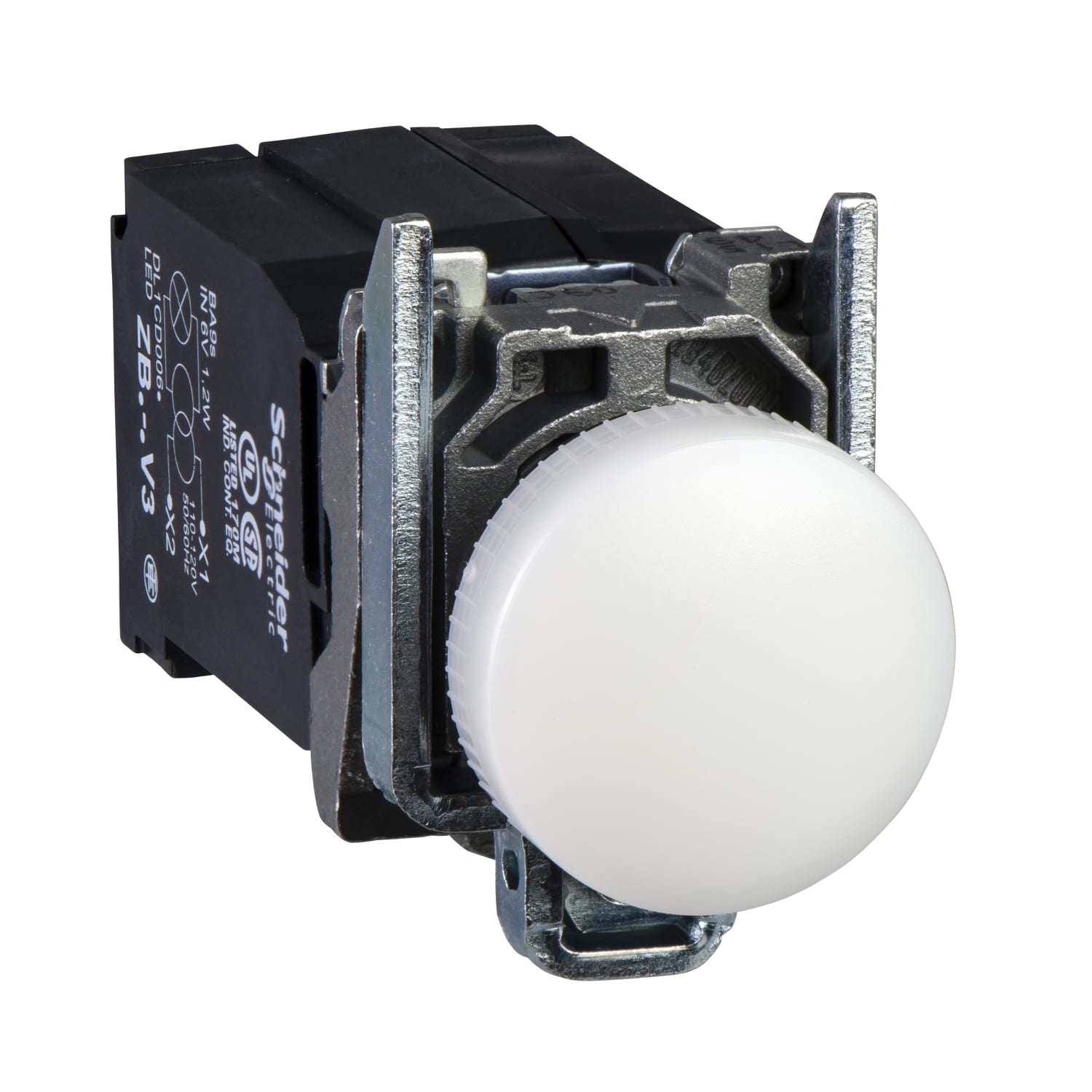 SCHNEIDER ELECTRIC - SNRXB4BV31 Lampada spia Ø22 - IP65 - bianca - lampadina BA 9S - 120V
