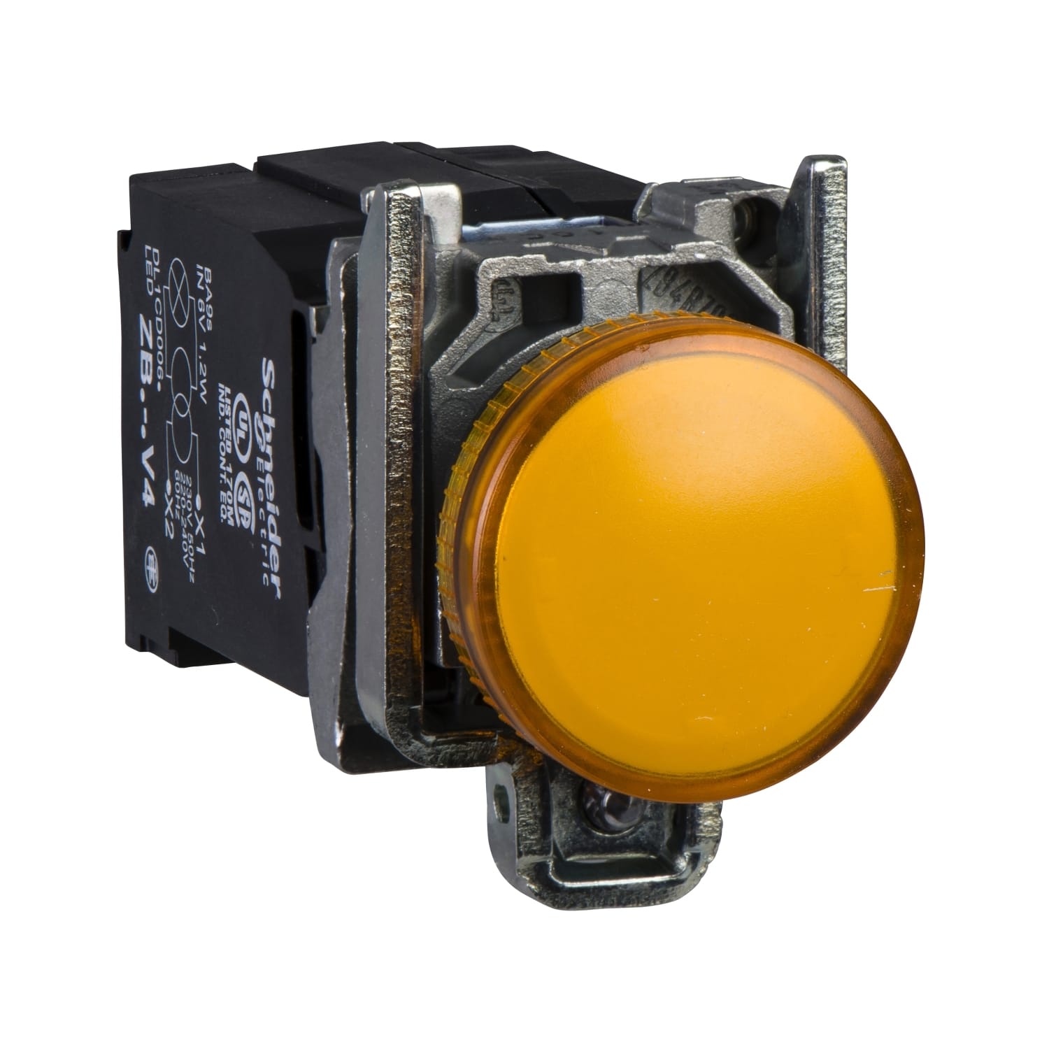 SCHNEIDER ELECTRIC - SNRXB4BV35 Lampada spia Ø22 - IP65 - gialla - lampadina BA 9S - 120V