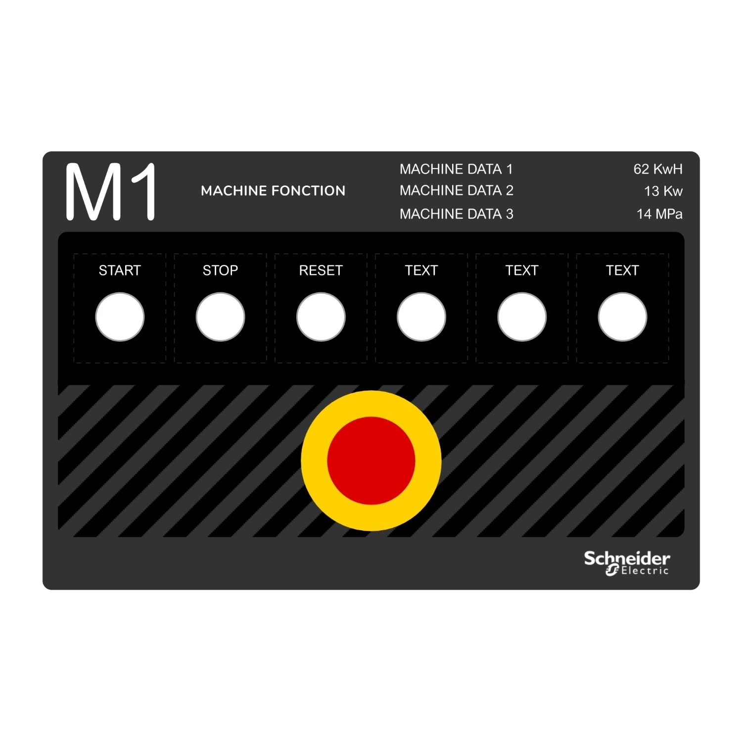 SCHNEIDER ELECTRIC - SNRZBYLEG302001 ADESIVO 300X200 PERSONALIZZATA